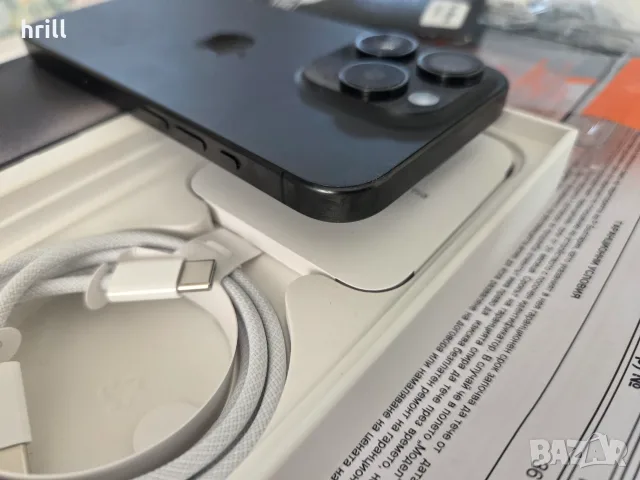 Нов iPhone 15 PRO Гаранция Yettel черен Black Titanium, снимка 7 - Apple iPhone - 55562846