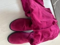 Продавам нови велурени ботуши, цвят фуксия, снимка 3