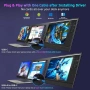 Монитор екстендър QQH Z80A 39.6 см FHD двоен, снимка 5