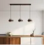 Wabi Sabi полилей с 3 висящи тела от естествен камък, снимка 7