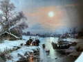 Колекционерска чиния романтични зимни вечери,”Fustenberg”, Германия., снимка 3