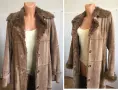 С / М H&M Дамско Палто Естествена Кожа Велур, снимка 7