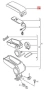 Капак за Подлакътник Audi A3 8P 2004-2012, Черен, Плат,, снимка 3