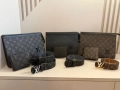 Louis Vuitton Нов Мъжки Кожен Комплект Клъч Портмоне Колан Луи Витон Различни Цветове , снимка 1