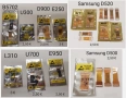 Лентови кабели/Flat Cable за Samsung E250,D900,U700,G600,B5702,J600,L770v,B520,B250,B300,B3410,E2210, снимка 3