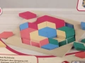 Дървен пъзел Playtive с 43 геометрични части., снимка 5