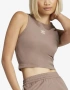 ADIDAS Essentials Ribbed Tank Top Brown Дамски Кафяв Топ Код P2755, снимка 3
