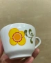 Сет от 2 чаши с чинийки от 70-те години ГДР, снимка 16