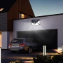 Комплект 2 соларни LED лампи 100 LED 800 lm със сензор IP65, снимка 3