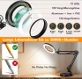 Нова настолна лупа 10х/15х с LED, снимка 4