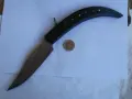 Сойка български голям 34 см. стар от рог джобен нож Габрово ножче, снимка 3