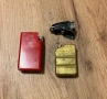 Автентична винтидж колекционерска газова запалка Flaminaire Quercia, матово червена, снимка 7
