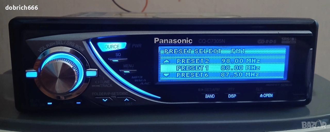 CD MP3 Panasonic CQ-C7305N радио за кола диск аукс 20 евро, снимка 1