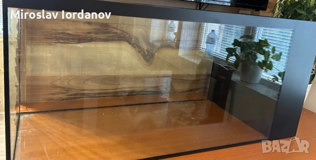 Нов Аквариум 100/40/45 с вградена филтрация, снимка 2 - Аквариуми - 53963514