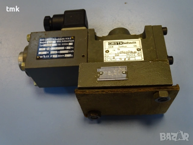 Хидравличен разпределител ORSTA VW 6 TGL26223140 Hydraulic Valve 24V, снимка 5 - Резервни части за машини - 54549746