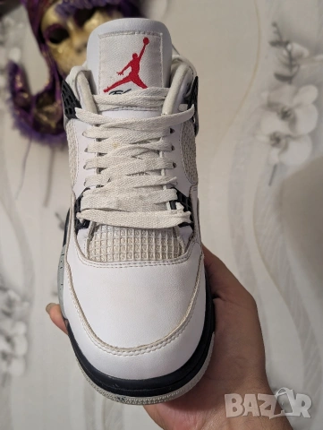 Air Jordan 4 Retro OG „Cement“ номер 43 ,5-44, снимка 8 - Маратонки - 54934704