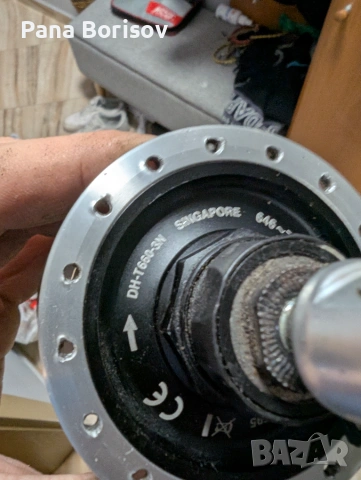 Динамо Главина Shimano Deore LX, снимка 6 - Части за велосипеди - 55265158