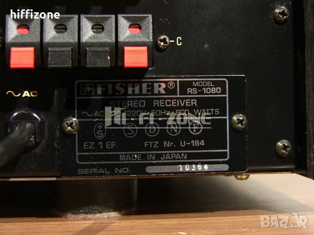 Ресивър  Fisher rs-1080, снимка 11 - Ресийвъри, усилватели, смесителни пултове - 54778226