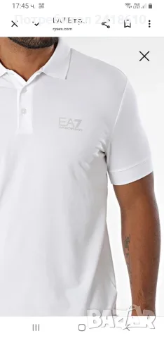 Emporio Armani EA7 Stretch Cotton Mens Size L / XL НОВО! ОРИГИНАЛ! Мъжка Тениска, снимка 16 - Тениски - 55315843
