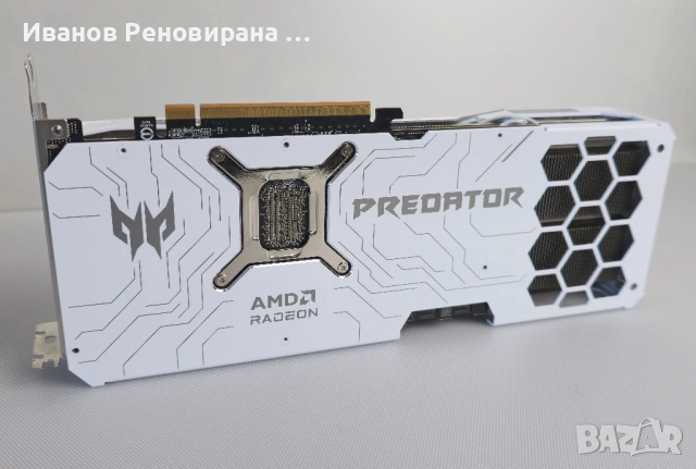Видео карта Acer RX 9070 Predator Bifrost White, 16GB AMD Radeon, снимка 3 - Видеокарти - 54715377
