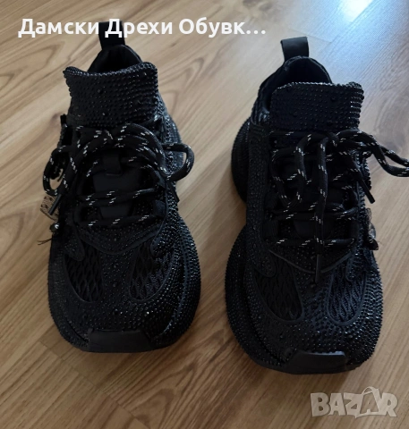 Дамски маратонки с камъни 