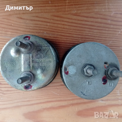Ретро контролни уреди за ГАЗ, УАЗ, ЗИЛ – БЕНЗИН и МАСЛО (СССР), снимка 2 - Части - 54653394