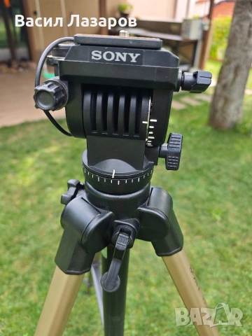 Статив SONY VCT-870 RM неразличим от нов , снимка 4 - Чанти, стативи, аксесоари - 55142598