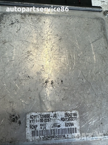 Engine ECU компютър за управление на двигателя за Ford Transit Mk6 2.4 TDCi (2006) 4C11-12A650-JG, снимка 2 - Части - 55104560