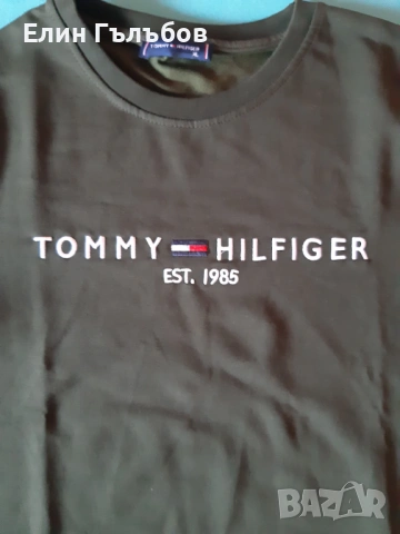 Тениска TOMMY HILFIGER EST. 1985, мъжка чисто нова, снимка 2 - Тениски - 54941148