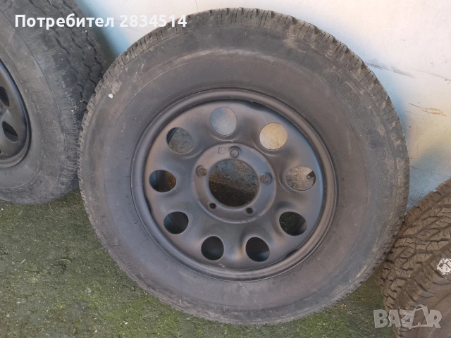 Джанти с гуми за Сузуки Витара, Самурай, Лада Нива, Киа, снимка 3 - Гуми и джанти - 54699984