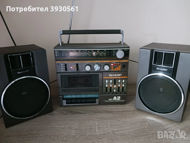 Рядък Колекционерски касетофон SHARP GF A2