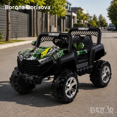 Детско електрическо бъги 4×4 с дистанционно 4 мотора