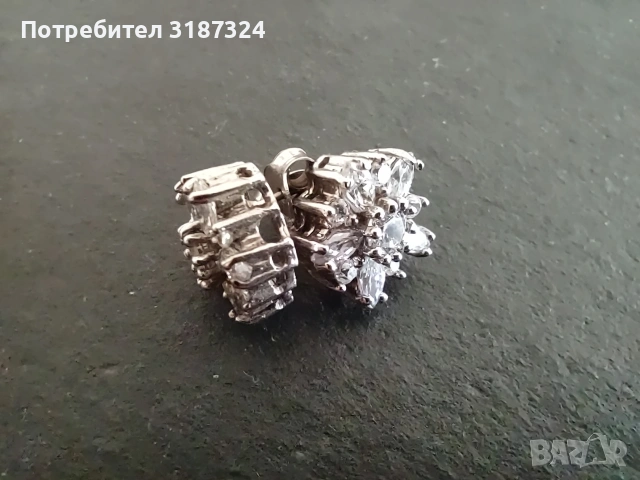Сребърни обеци проба 925, красота 