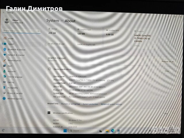 Microsoft Surface Pro (5th Gen) НЕРАБОТЕЩ ЕКРАН, снимка 8 - За дома - 54782795