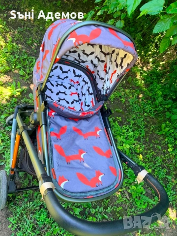 Количка Cosatto Giggle Quad 3 в 1 Charcoal Mister Fox, снимка 4 - Детски колички - 54897255