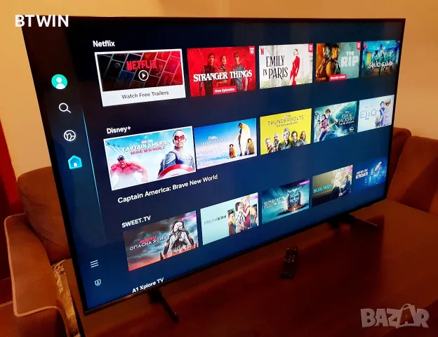 Телевизор - Samsung 50 ИНЧА - QLED - SMART TV - UHD - HDR !, снимка 3 - Телевизори - 55311335