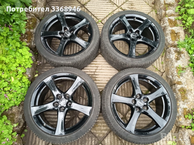 Джанти BORBET 18" 5x114,3 с гуми 225/40/18 Борбет 5х114,3, снимка 2 - Гуми и джанти - 54639228