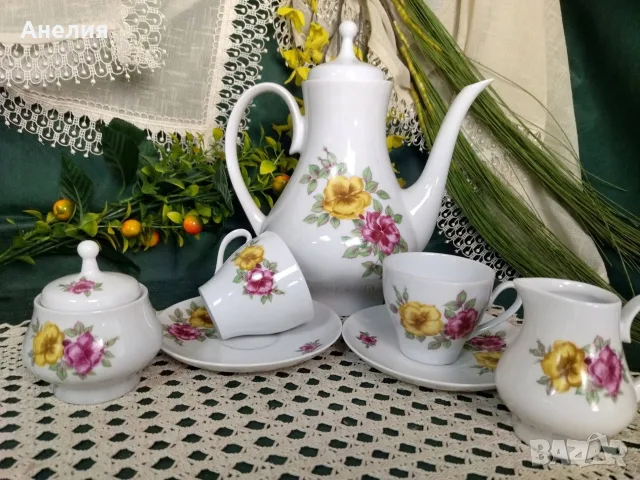Kahla едри рози за кафе , снимка 2 - Чаши - 55600433