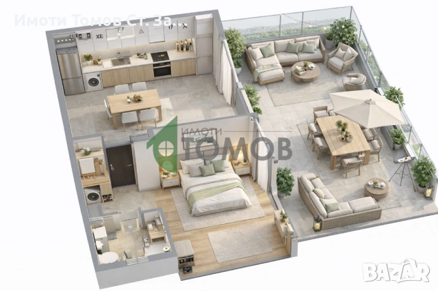 Чудесен двустаен апартамент в нова сграда с Акт 14 в кв. Самара 3 