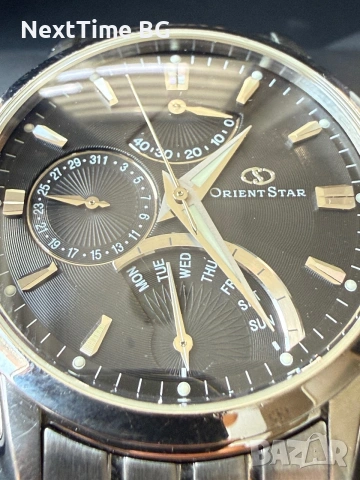 Рядък колекционерски часовник Orient Star Retrograde, снимка 8 - Мъжки - 54901731