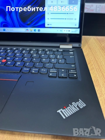 Като нов! Лаптоп Lenovo X13 Yoga touch i5/8GB RAM/256 NVMe, 3 м. гар., снимка 4 - Лаптопи за дома - 54761506