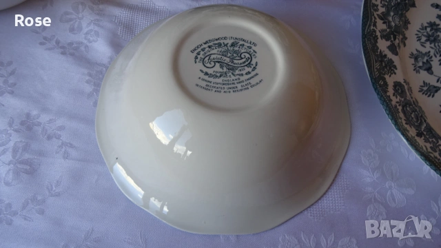 Винтидж големи купи, овални плата  Enoch Wedgwood , снимка 10 - Сервизи - 55067040