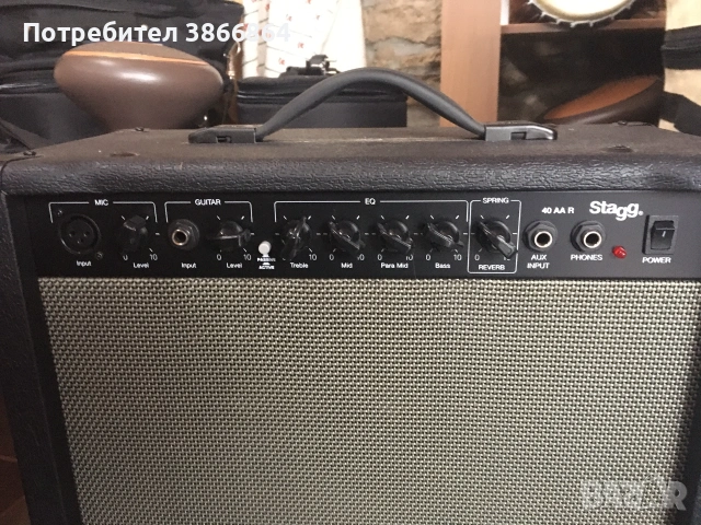 Stagg 40W китарен усилвател, снимка 2 - Ресийвъри, усилватели, смесителни пултове - 55000660