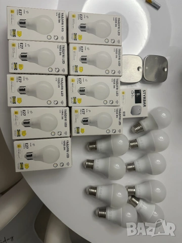 Смарт Крушки ikea TRADFRI LED и дистанционни STYRBAR, снимка 2 - Крушки - 54654914