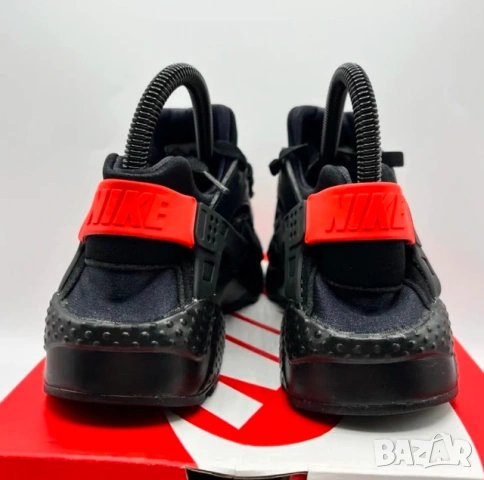 Nike Huarache Run 'Black Habanero Red' номер 35 ,5 детски маратонки , снимка 5 - Детски маратонки - 54496283