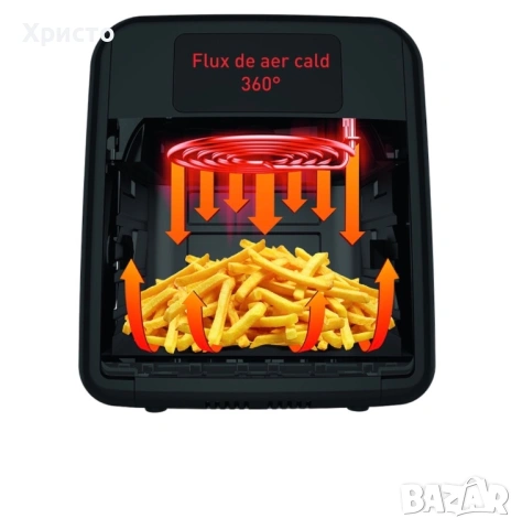 Уред за готвене с горещ въздух Tefal Easy Fry & Grill EY501815, 1400W, капацитет 4.2L, снимка 8 - Фритюрници - 54787751