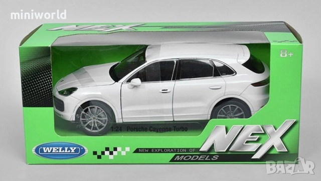 Porsche Cayenne Turbo - мащаб 1:24 на Welly моделът е нов в кутия, снимка 5 - Колекции - 54747472