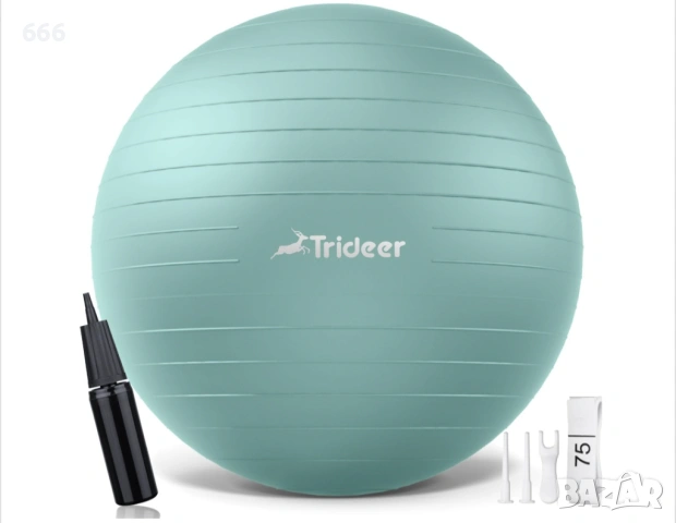 Фитнес топка за упражнения Trideer 58-65см