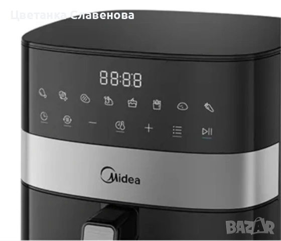 Еърфрайър Midea MF-CN65E2 1700W 6.3 литра - За готвене с горещ въздух, снимка 10 - Фритюрници - 48537374