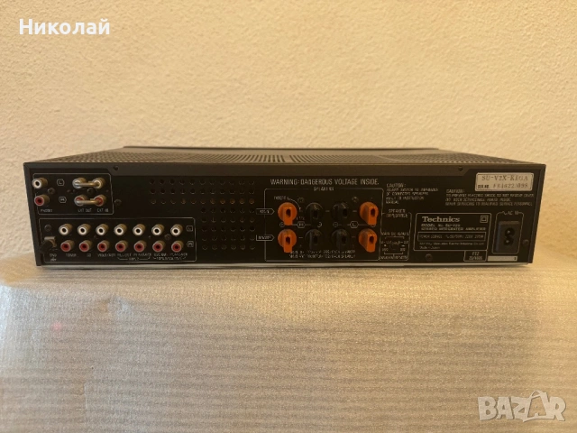 TECHNICS SU -V2X УСИЛВАТЕЛ , снимка 5 - Ресийвъри, усилватели, смесителни пултове - 54918129